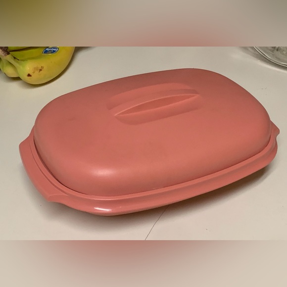 Vtg 3 Piece Tupperware 6 Cup Microwave Steamer Steam Cooker - Picture 5 of 16